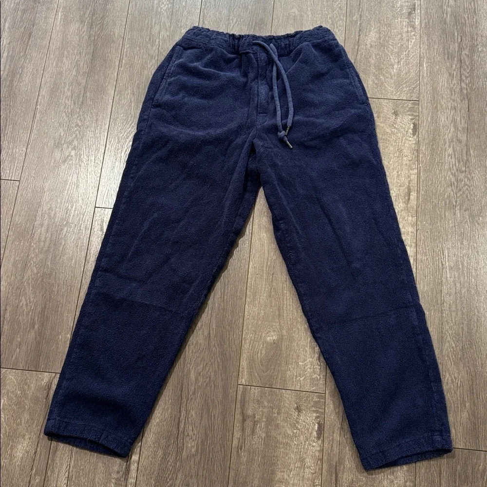 OAS Long Pants in Cotton Terry blue S